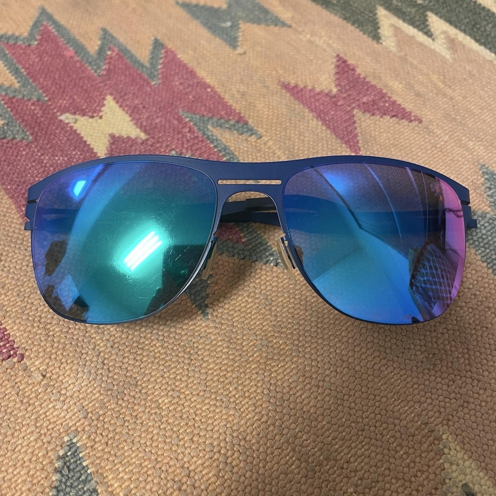 OVVO Optics Sunglasses Mens Blue Mirrored Aviator Metal Frame OVVO 2877 U2